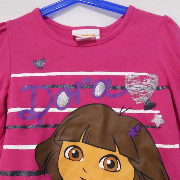NICKELODEON | size 5 | Pink Dora Long Sleeve Shirt - Picture 4 of 15